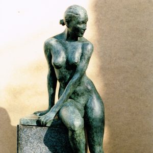 Jean Henri vrouw op sokkel